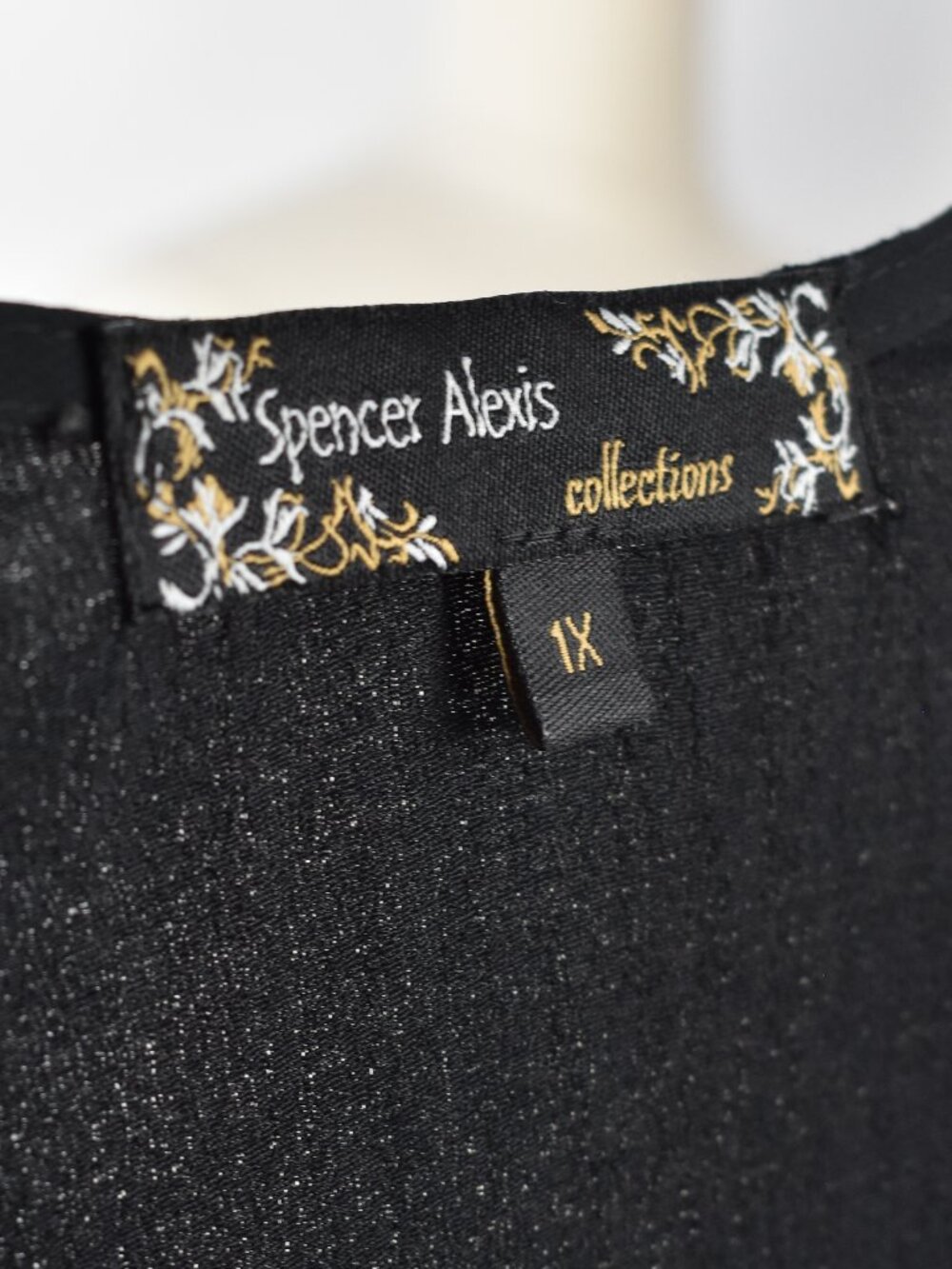 Spencer Alexis Floral Lace Kimono Cardigan Jacket - 1X - Picture 9 of 9